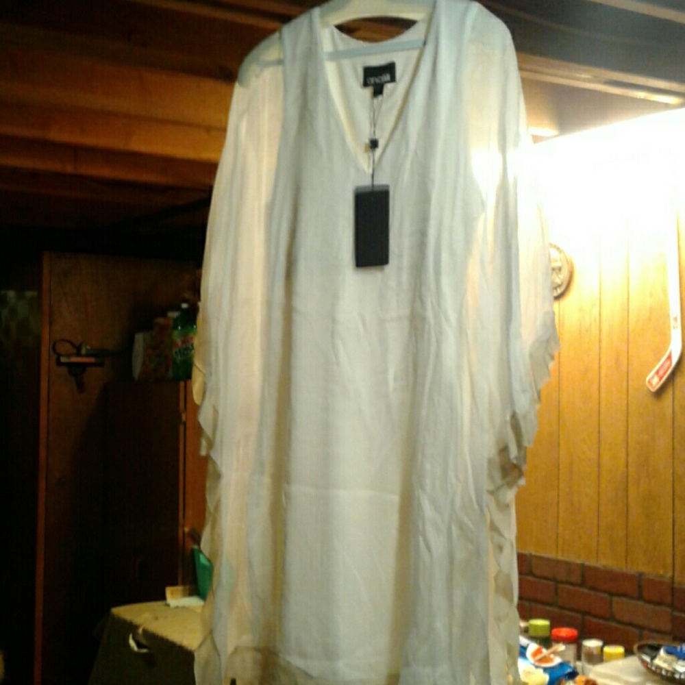 Analoli open sleeve with a pullover silk piece